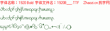 查看字体及作者详细介绍