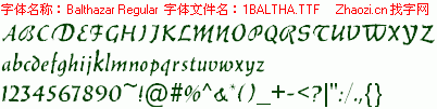 查看字体及作者详细介绍