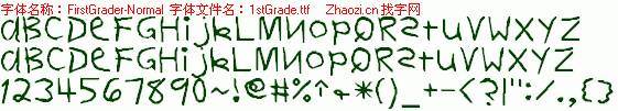 查看字体及作者详细介绍