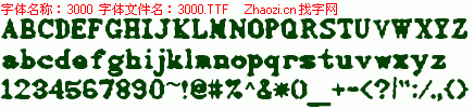 查看字体及作者详细介绍