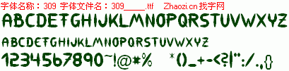 查看字体及作者详细介绍
