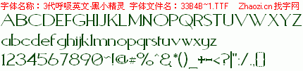 查看字体及作者详细介绍