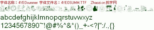 查看字体及作者详细介绍