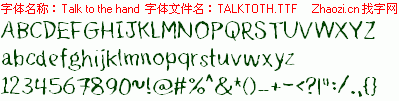 查看字体及作者详细介绍