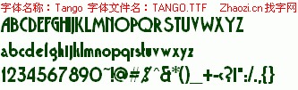 查看字体及作者详细介绍