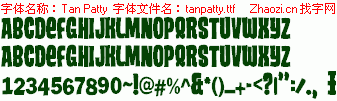 查看字体及作者详细介绍