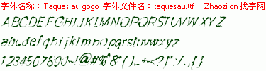 查看字体及作者详细介绍