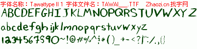 查看字体及作者详细介绍
