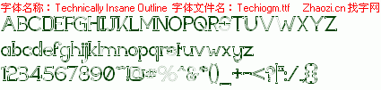 查看字体及作者详细介绍