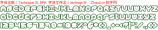 查看字体及作者详细介绍
