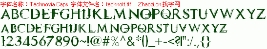 查看字体及作者详细介绍