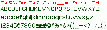 查看字体及作者详细介绍