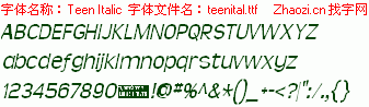 查看字体及作者详细介绍