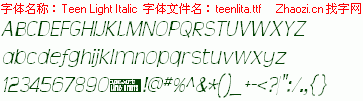查看字体及作者详细介绍