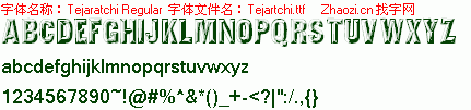 查看字体及作者详细介绍