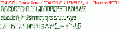 查看字体及作者详细介绍