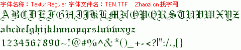 查看字体及作者详细介绍