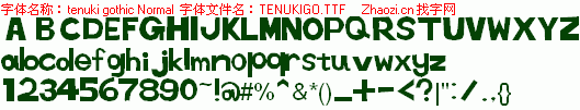 查看字体及作者详细介绍