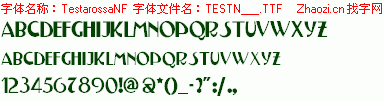 查看字体及作者详细介绍