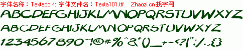 查看字体及作者详细介绍