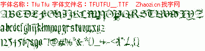 查看字体及作者详细介绍