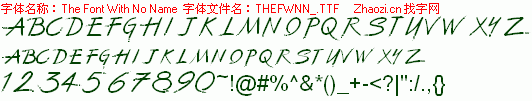 查看字体及作者详细介绍