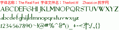 查看字体及作者详细介绍