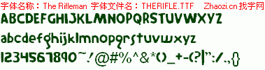 查看字体及作者详细介绍