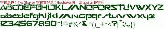 查看字体及作者详细介绍