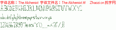 查看字体及作者详细介绍