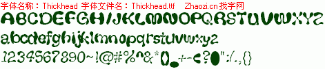 查看字体及作者详细介绍