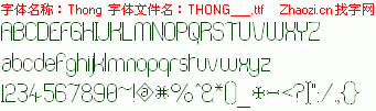 查看字体及作者详细介绍