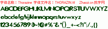 查看字体及作者详细介绍