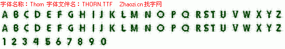 查看字体及作者详细介绍