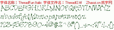 查看字体及作者详细介绍