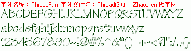 查看字体及作者详细介绍