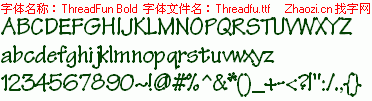 查看字体及作者详细介绍
