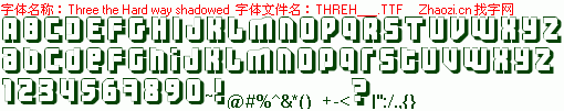 查看字体及作者详细介绍