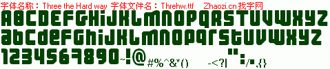查看字体及作者详细介绍
