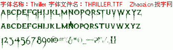 查看字体及作者详细介绍