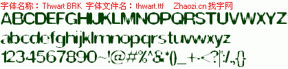 查看字体及作者详细介绍