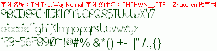 查看字体及作者详细介绍