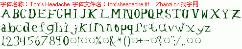 查看字体及作者详细介绍