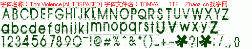 查看字体及作者详细介绍
