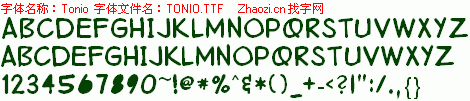 查看字体及作者详细介绍