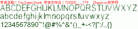 查看字体及作者详细介绍