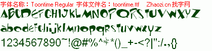 查看字体及作者详细介绍