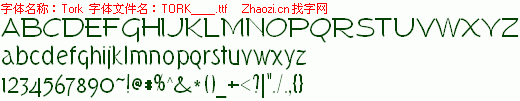 查看字体及作者详细介绍