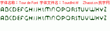 查看字体及作者详细介绍