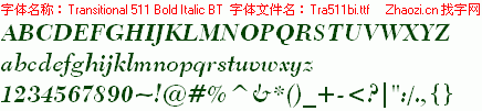 查看字体及作者详细介绍